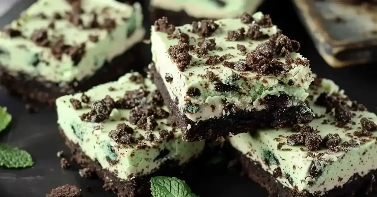 Mint Oreo Cheesecake Bars Recipe | Samsung Food App