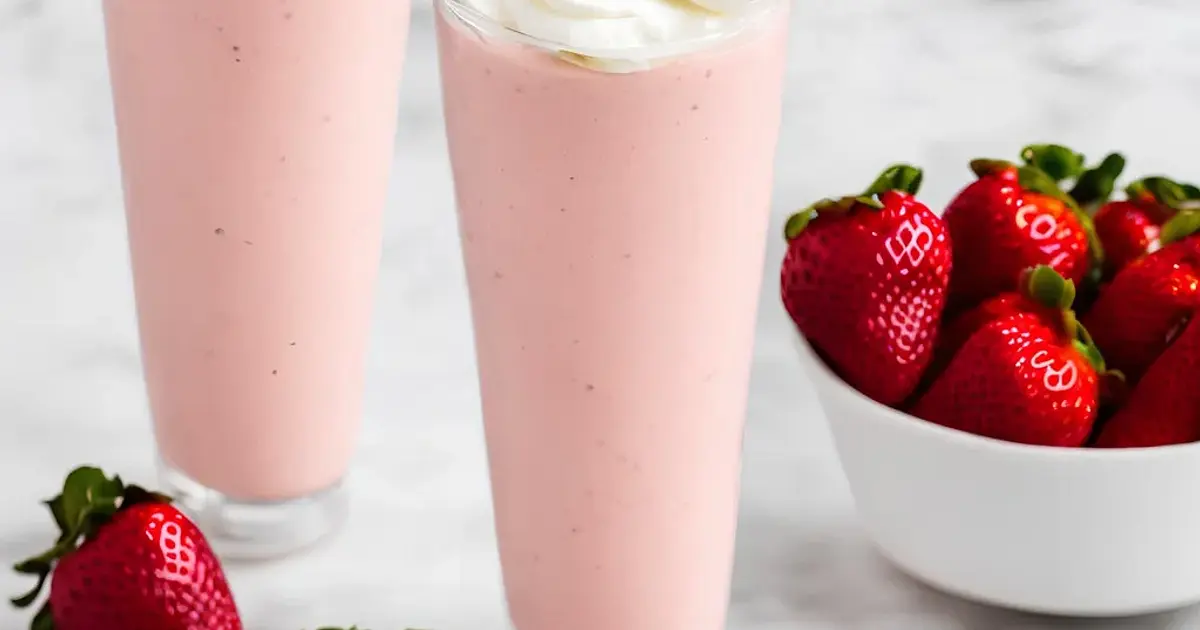 Strawberry MIlkshake Recipe | Samsung Food App