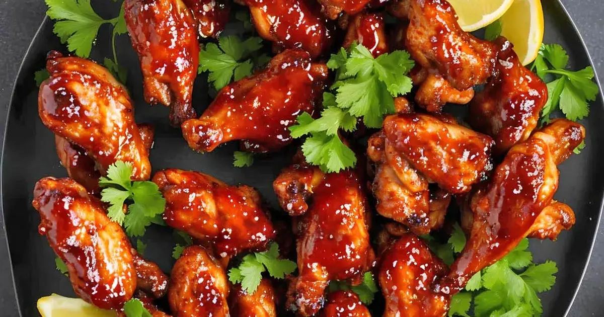 Honey BBQ Chicken Wings Recipe | Samsung Food App