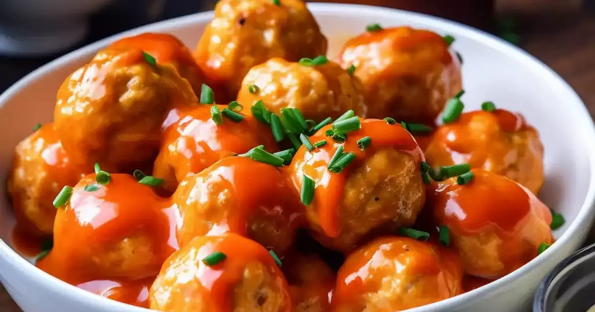 Buffalo Chicken Meatballs Recipe | Samsung Food App