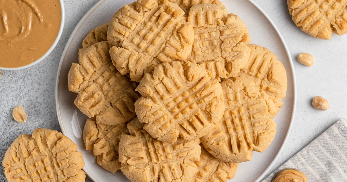 5 Ingredient Peanut Butter Vegan Cookie Recipe | Samsung Food App