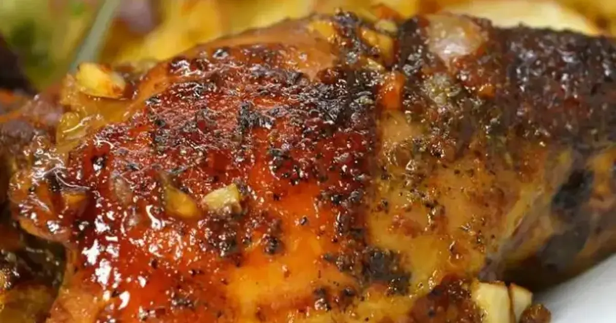 Honey-Garlic Slow Cooker Chicken Thighs Recipe | Samsung Food App