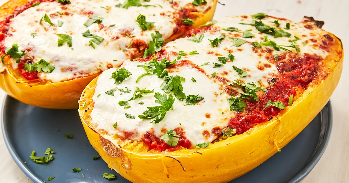 Instant Pot Cheesy Spaghetti Squash Recipe | Samsung Food App