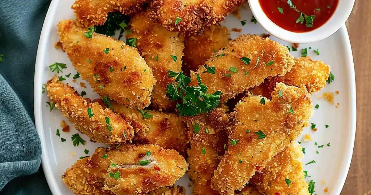 Breaded Chicken Strips Recipe | Samsung Food App
