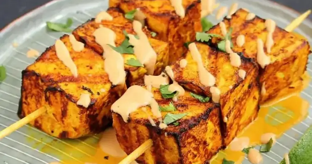 The Best Tofu Satay with Peanut Sauce Recipe | Samsung Food App