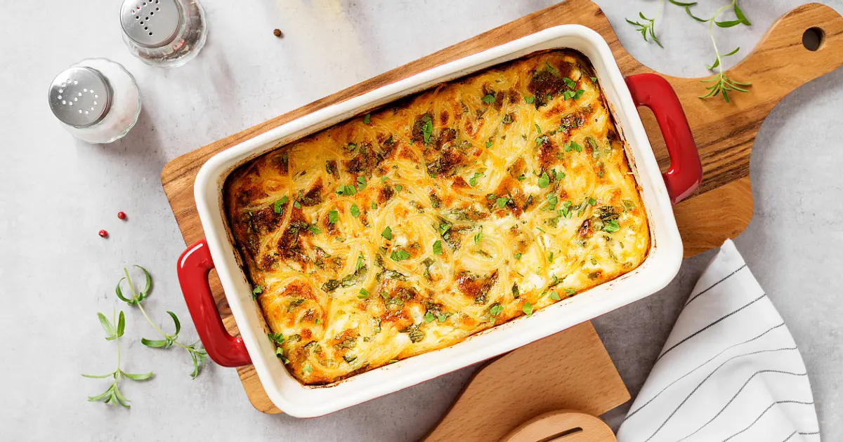 High Protein Spaghetti Squash Casserole Recipe | Samsung Food App