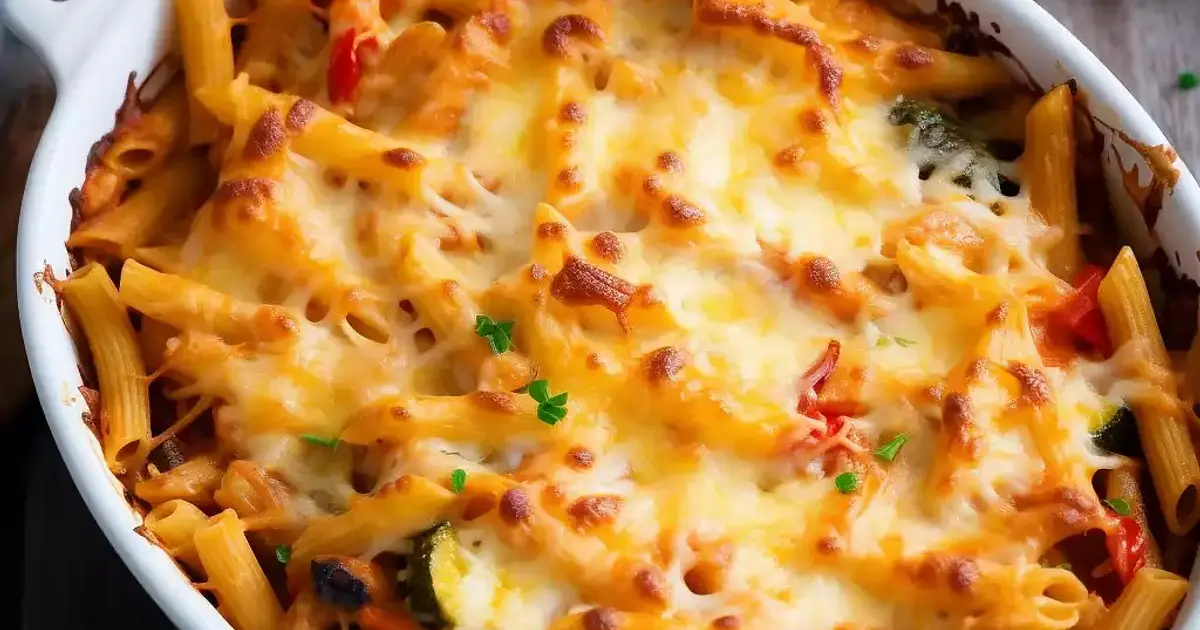 Vegetable Pasta Bake Recipe | Samsung Food App