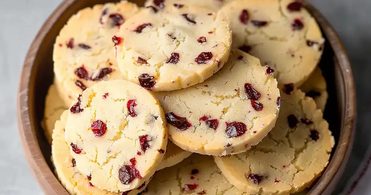 Cranberry Shortbread Cookies Recipe | Samsung Food App