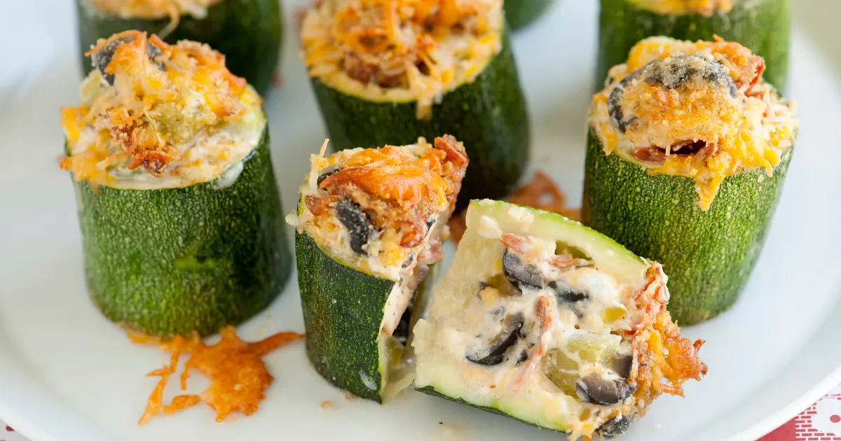 Pizza-Stuffed Zucchini Cups Recipe | Samsung Food App