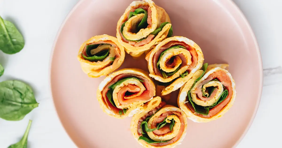 Smoked Salmon Omelet Rolls Recipe | Samsung Food App