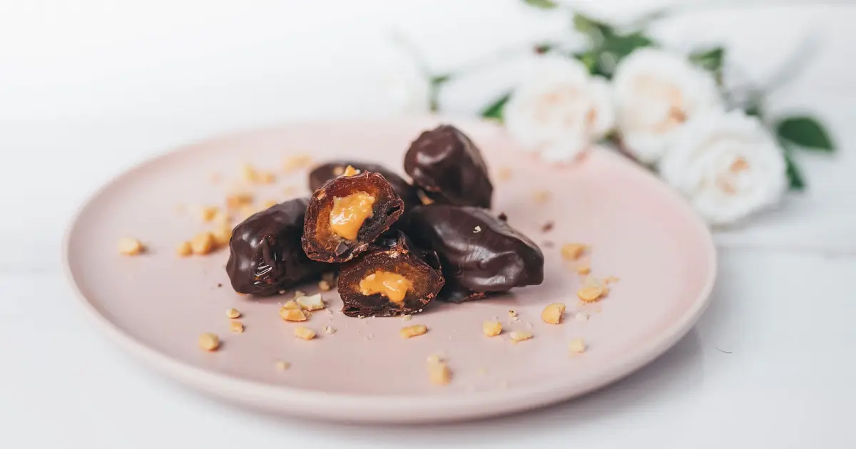 3 Ingredient Snickers Stuffed Dates Recipe | Samsung Food App