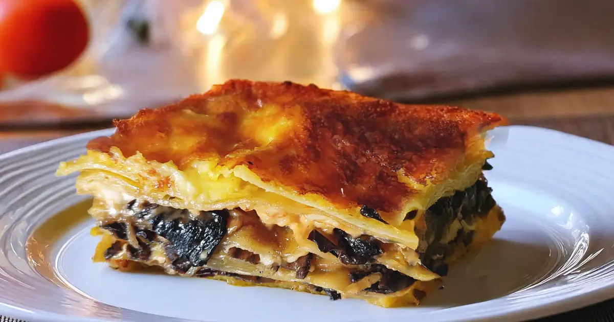 Easy Black Trumpet Mushroom Recipe for Lasagne | Samsung Food App