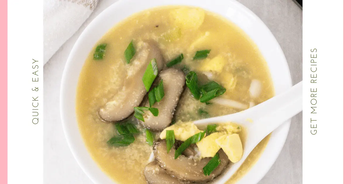 Easy Homemade Vegan Egg Drop Soup with Just Egg 蛋花湯 Recipe | Samsung Food App
