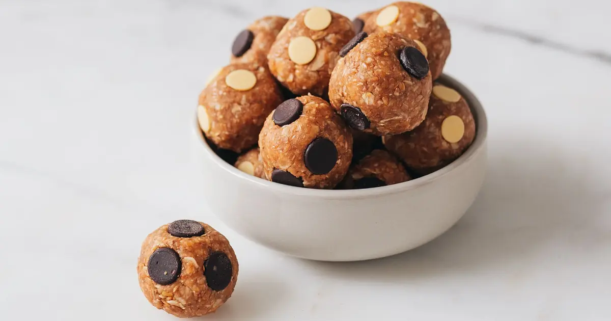 Peanut Butter Choc Chip Protein Balls Recipe | Samsung Food App