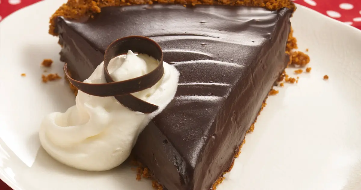 Creamy Dark Chocolate Pie Recipe | Samsung Food App