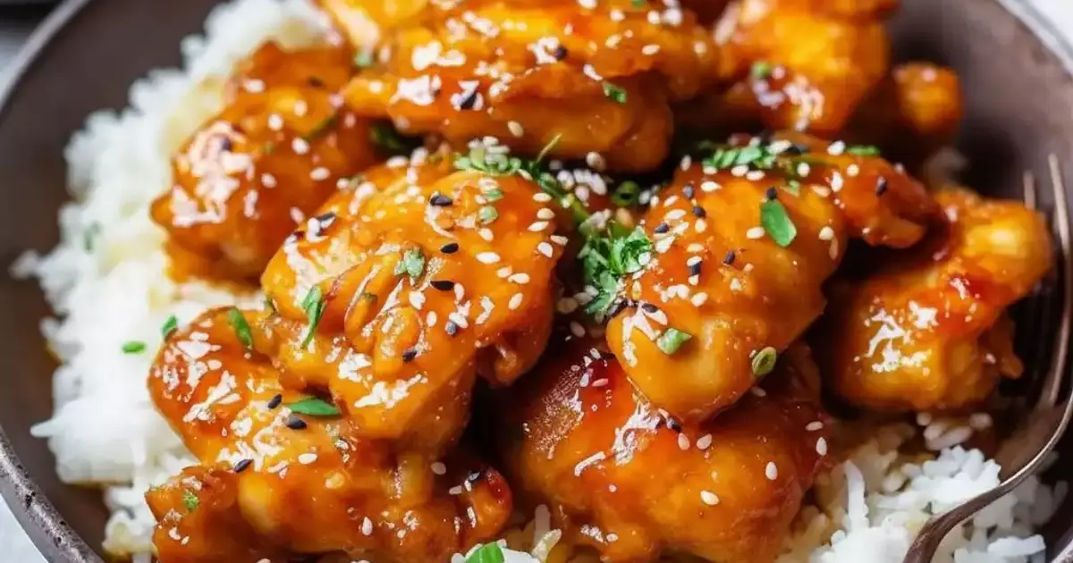 Honey Garlic Chicken Recipe | Samsung Food App