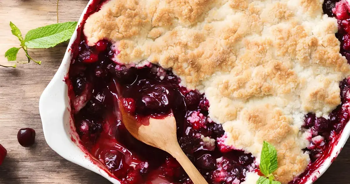 Cherry Cobbler Recipe | Samsung Food App
