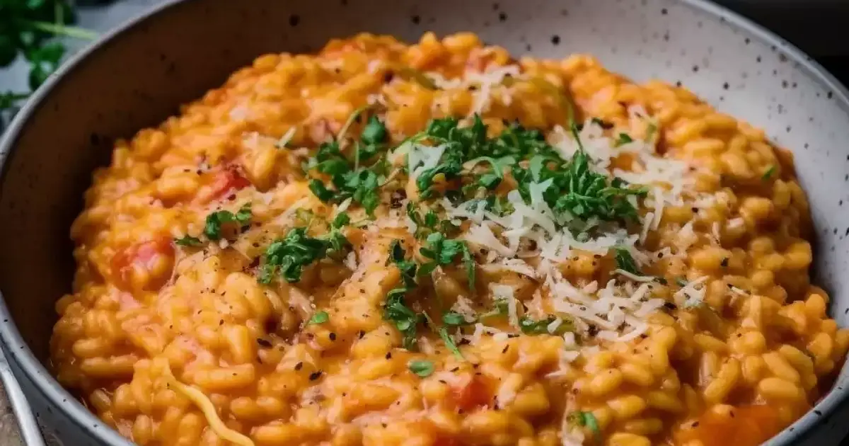 Tomato Risotto Recipe | Samsung Food App
