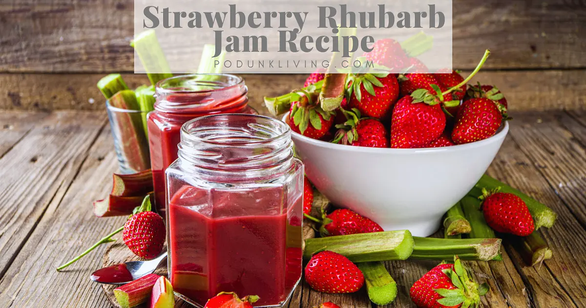 Strawberry Rhubarb Jam Recipe | Samsung Food App