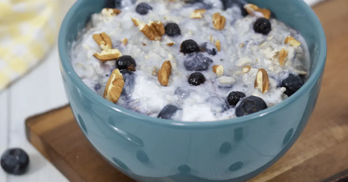 Blueberry Protein Oatmeal Recipe | Samsung Food App