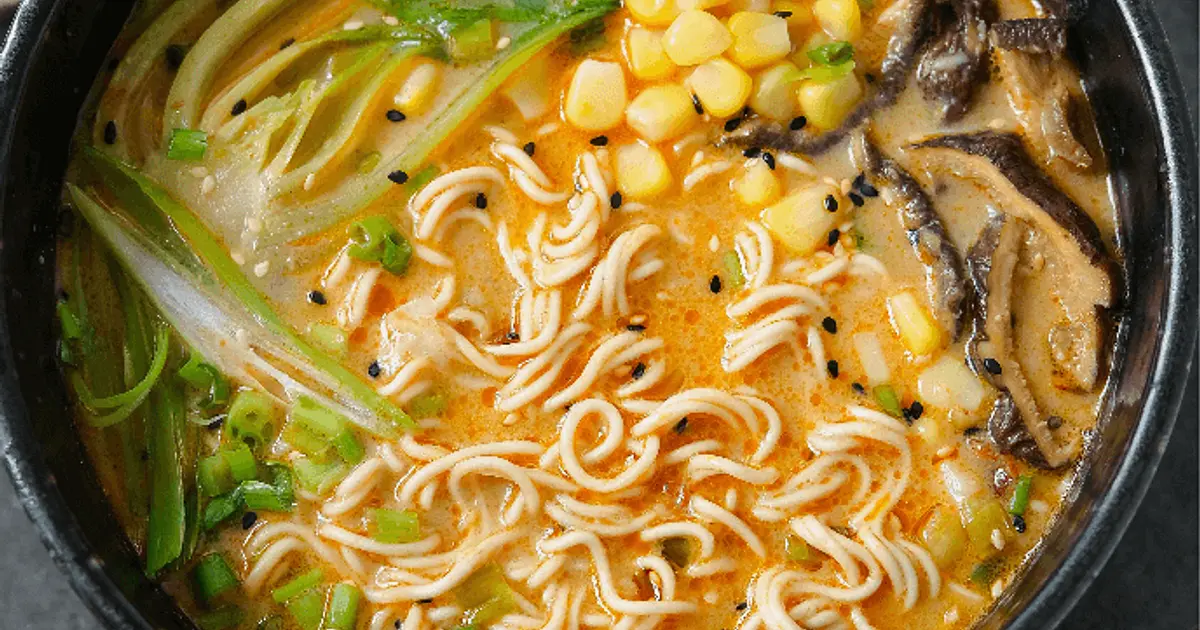 Easy One-Pot Spicy Miso Ramen (Vegan) Recipe | Samsung Food App