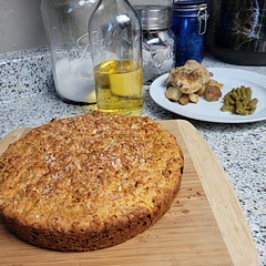 Simply delicious! Made in cast iron pan.