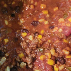 SUPER easy & filling! We used multigrain scoops!