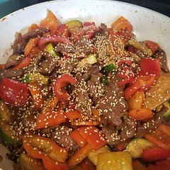 This was great!  I added a zucchini that needed to be used.  Husband loved it!