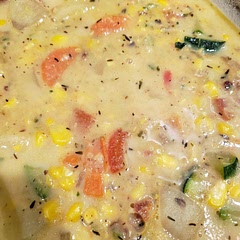 Added red peppers, no celery in the house.