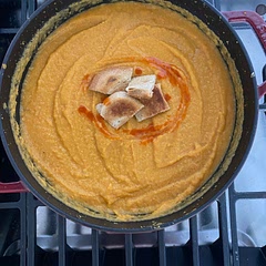 Really good. I think it could use a little spice so I added some cholula as garnish.