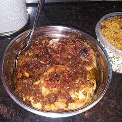 This was REALLY, REALLY easy n delicious! I made double the recipe n there was plenty for a few days of leftovers and the texture was perfect! Lightly crispy sear with juicy delicious underneath and so tender I only used a fork! I mixed with pigeon peas n wild rice n was exactly right! Only suggestion I would make is that if you're not going to mix with rice or veggies, only use half the salt. Sauce is VERY salty without something to counteract it, but otherwise I'll be using this recipe as a new staple in my home! Thanks!