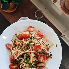 fresh and olive-y. I love tomatoes! def use peak season.