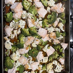 Loved the recipe. The sauce blend was delicious. Definitely needs to be on rice though. We used broccoli and cauliflower as our veggies instead of bell peppers.