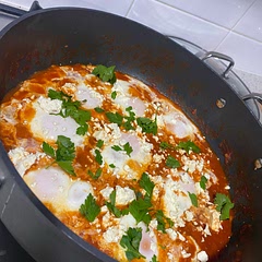 Added feta as the recipe notes suggested and paired with toasted sourdough, so yum!