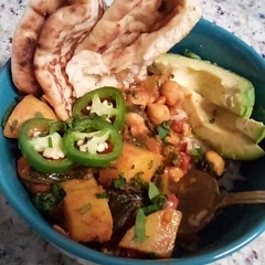 I added carrots and served with avocado slices and topped it with sliced jalapeños and fresh cilantro delicious.
