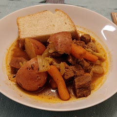 This recipe was really good and very flavorful! It lasted about 6 meals. My gf made fresh bread to go along with it too.