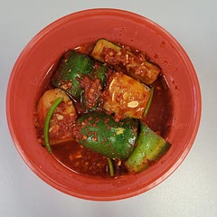 Photo of some I brought to work for lunch
I didn't have fish sauce so I used oyster sauce instead.
I added garlic scapes to the recipe, and I really enjoy it!
I added a little extra gochugaru, and it's the right amount of spice for me.