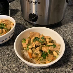 Really easy and tasty, served over brown rice instead of noodles and it was awesome, might add more peanut butter for a stronger peanut flavor next time