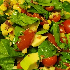I did add spinach to mine.  I would add less cilantro next time as it over powered it even cut with the lime. Kids ate it but not their favorite.  would be great on tacos as well imo.