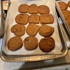 An incredible cookie recipe that was a lot of fun where the hardest part was melting and browning butter. Great for kids with a little adult supervision.