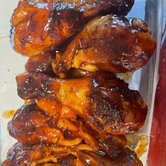 It ended up being bbq chicken but it came out reallly really good.