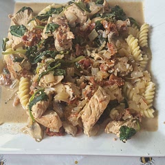 I added mushrooms and spinach..delicious