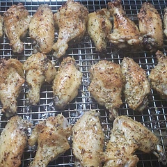 I used italian seasoning garlic and butter instead of hot sauce because my husband dosen't like hot wings. They were still delicious!