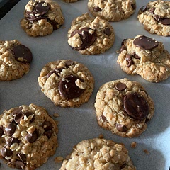 The easiest and best choc chip cookie if you like a bit of texture
