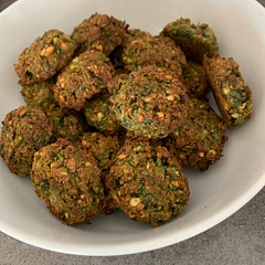 Great! I baked them. I added 1 cup of onion instead if 1/2.
