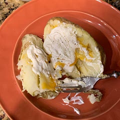 Wow! If you’ve ever thought “they dont make microwave potatoes like they used to” this is the recipe for you! I was able to create a meal with only three of the ingredients listed. Incredible!