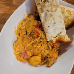 I added mussels and red peppers