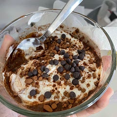Added chocolate chips to mine but definitely tasty!