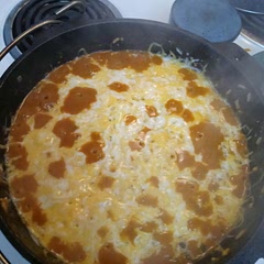 So good and easy to make. I used my cast iron Dutch oven. I also added freah cilantro to the mix. I will make this again as it proved to be an easy week night fix.