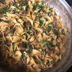 My family always enjoys a good stroganoff and this one didn’t disappoint.